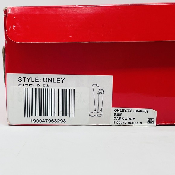 REBEL BY ZIGI Onley Round Toe Riding Boot in Dark Gray Womans SZ 8.5M - Picture 11 of 11